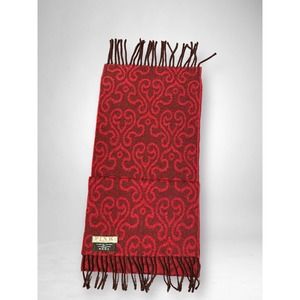 Thomas Pink Wool And Cashmere Scarf 